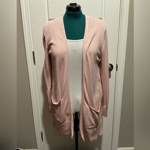 Old Navy Light Pink Open-Front Cardigan